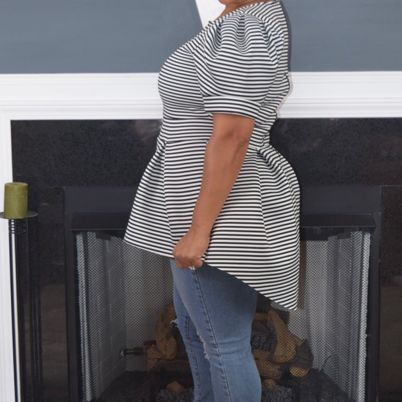 Stripe flare top - Picture 2 of 3